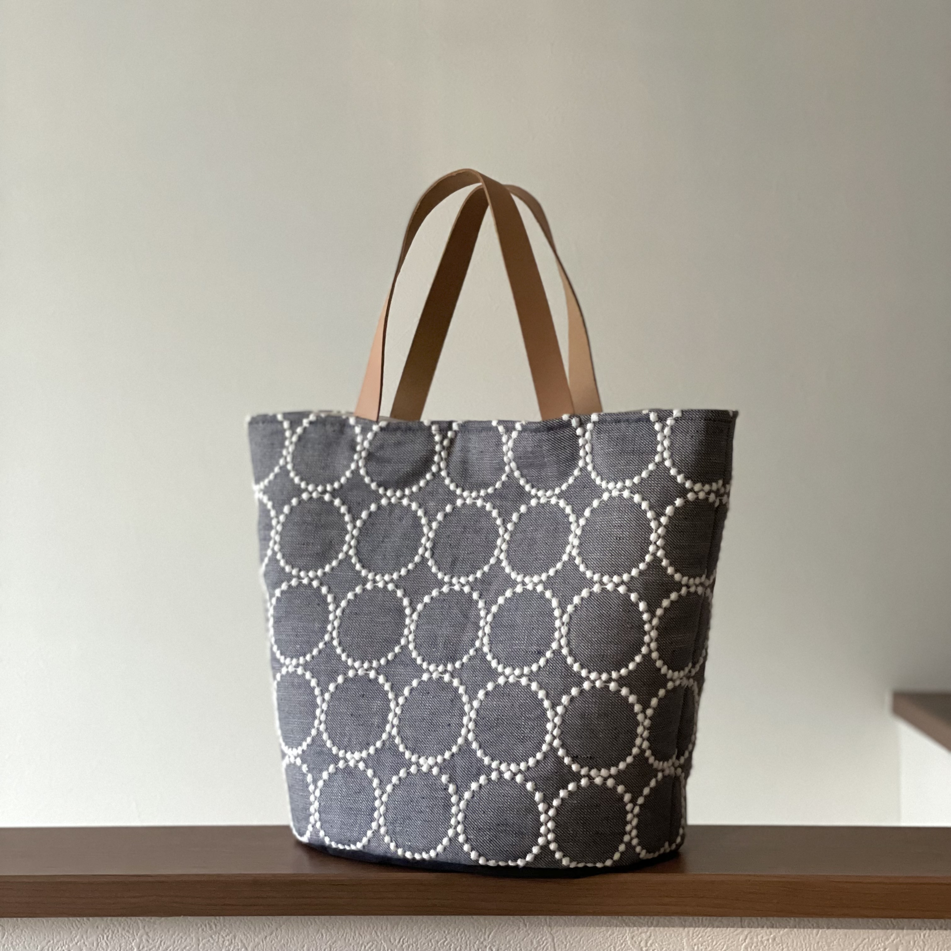 ハンドメイド バケツトートバッグ ミナペルホネン rosy 277