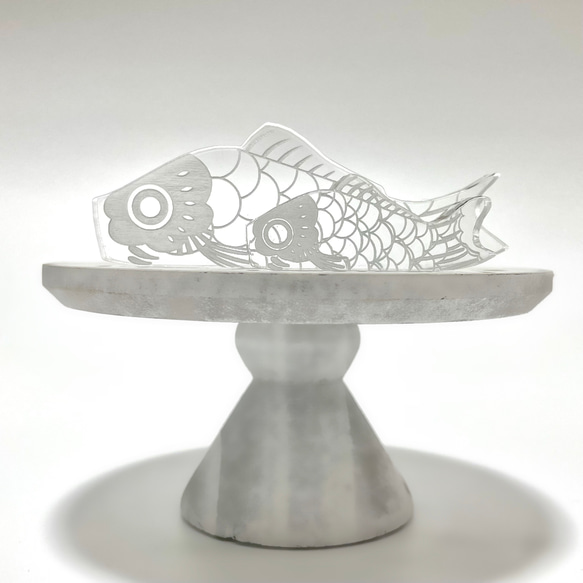 透明な鯉のぼり    親鯉／稚鯉 2枚目の画像
