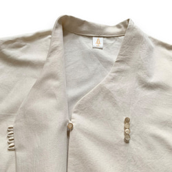 和紙コットンのショートジャケット　生成り/ベージュ　Washi & Cotton jacket 13枚目の画像