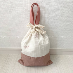 入園入学/レッスンバッグ・通園バッグ(さくらんぼピンク柄