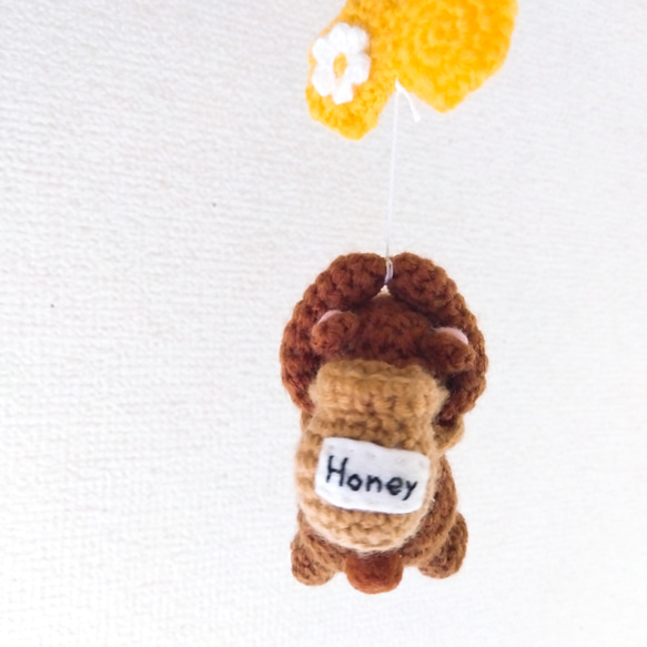 Bearデリバリーのモビール（Honey beeバージョン） 6枚目の画像