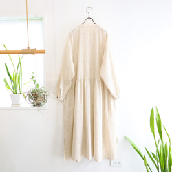 low-waist mao dress (beige dot) 3枚目の画像