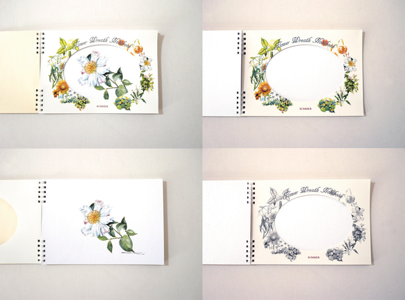 Flower Wreath Notebook 【 SUMMER 】 5枚目の画像