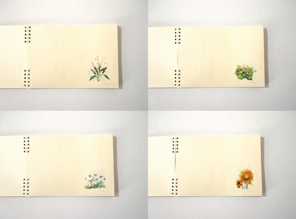 Flower Wreath Notebook 【 SUMMER 】 6枚目の画像