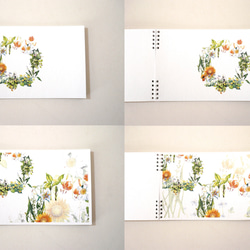 Flower Wreath Notebook 【 SUMMER 】 4枚目の画像