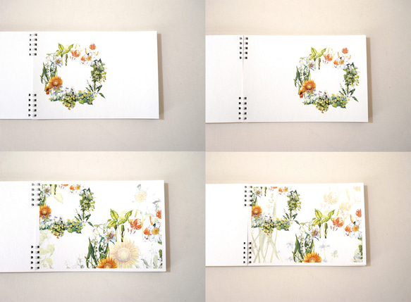 Flower Wreath Notebook 【 SUMMER 】 4枚目の画像