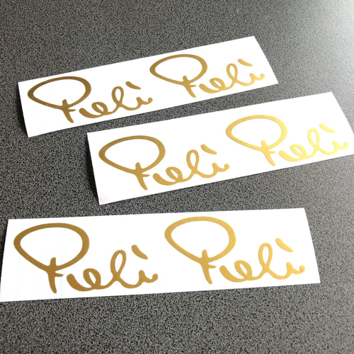 中サイズ ノリさん ペレ サイン ステッカー 6枚セット 《カラー選択可