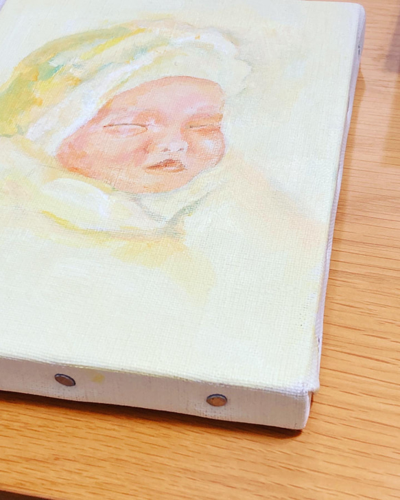 似顔絵　油絵キャンバス 3枚目の画像
