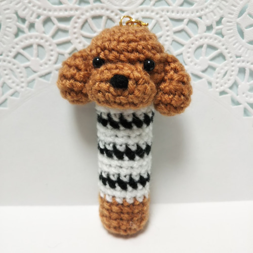 あみぐるみリップケース トイプードル その他ケース mikan-ya 通販