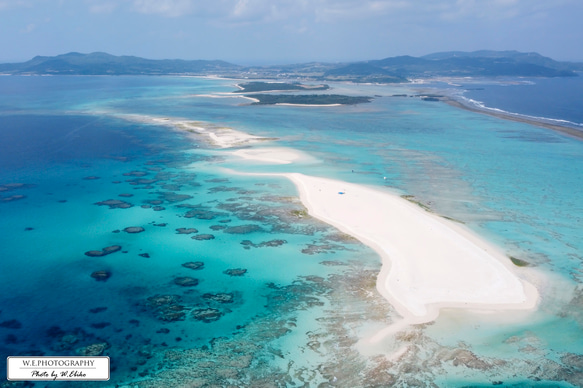 【送料無料】A4～A0版アート絶景写真「沖縄県 - 石垣島のはての浜」 1枚目の画像