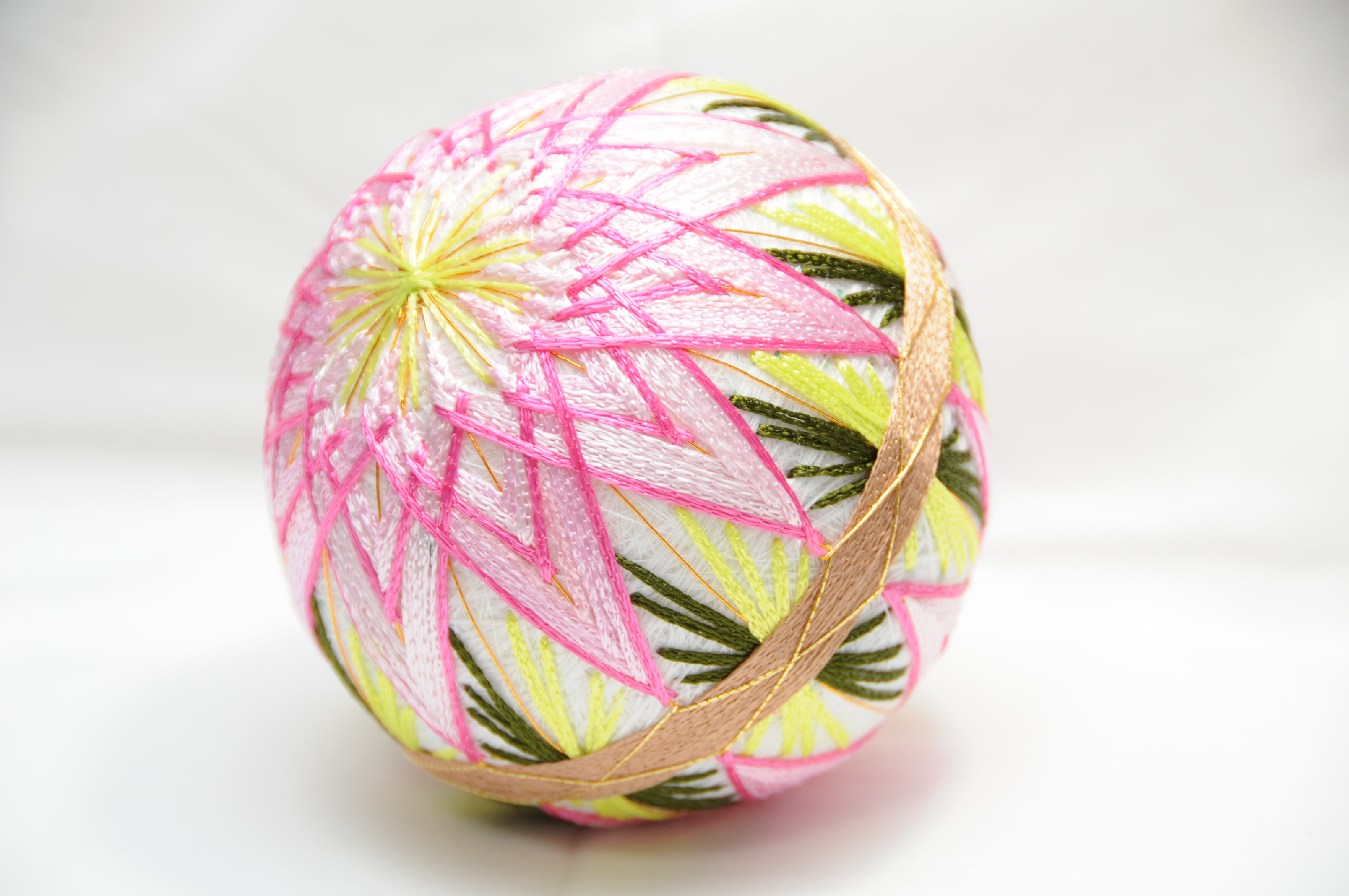 他サイトにて完売】手まりN18 菊 直径9.5cm[てまり 手毬 手鞠