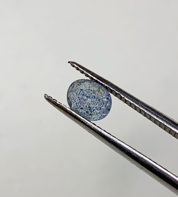 一点もの k18 Lazulite in Quartz リング/ 受注制作 10枚目の画像