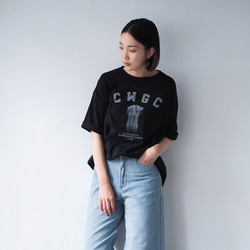 Moon cuctus Tee ブラック(半袖Tシャツ) 1枚目の画像