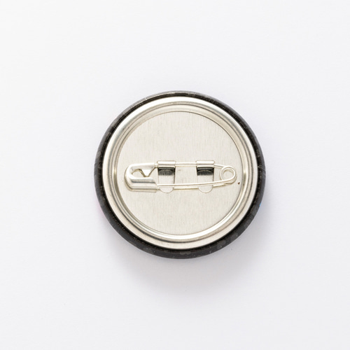 カラフルスマイル 缶バッジ 缶バッチ smile【3.1cm】 ピンバッチ