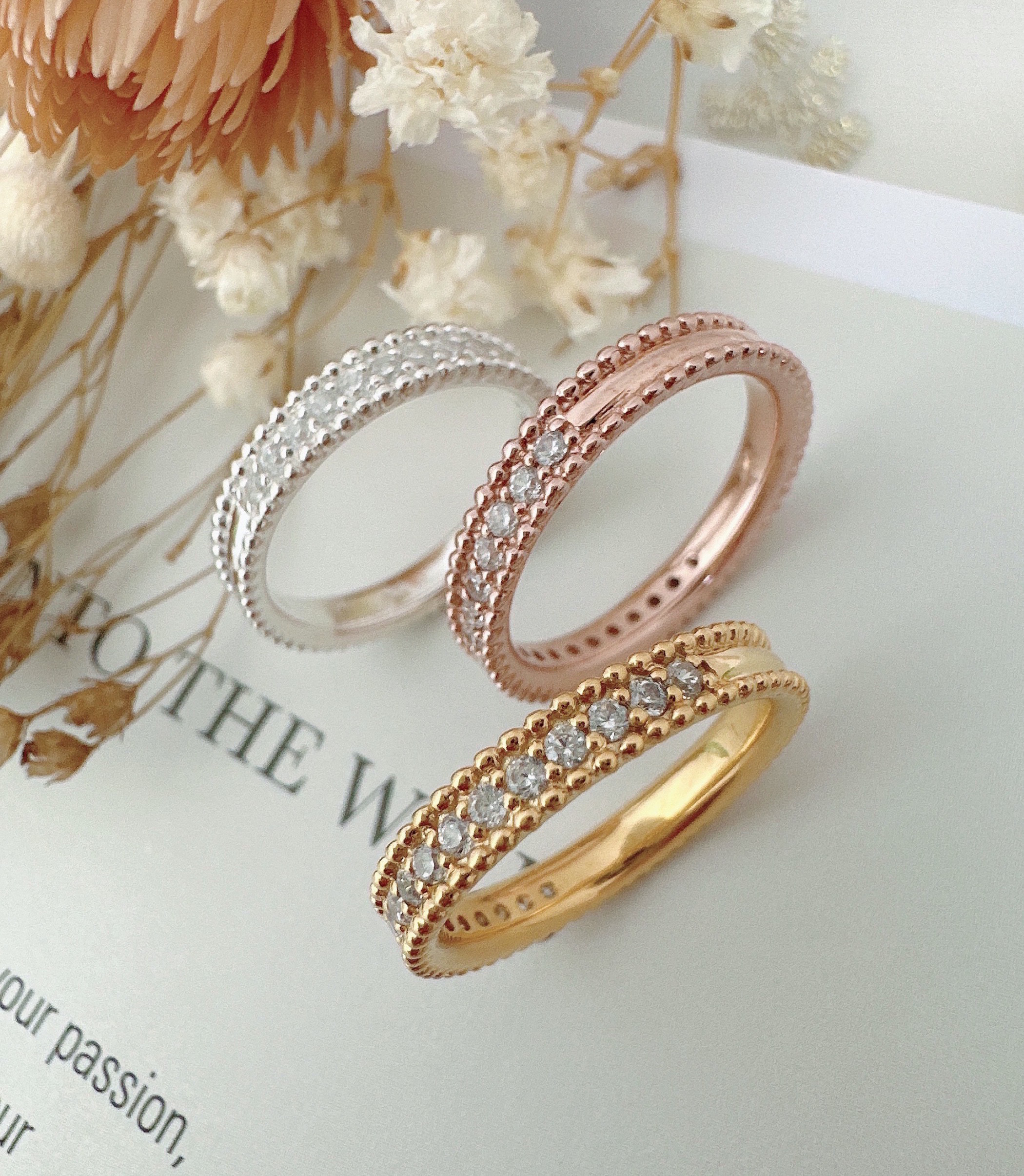 2wayミルグレインzirconia ringR0306A