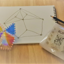 キラキラ幾何アートパズル　RUPA PLATO 3枚目の画像