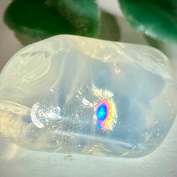 【治癒の石】万華鏡　レインボー　レモンクォーツ　タンブル　原石 6枚目の画像