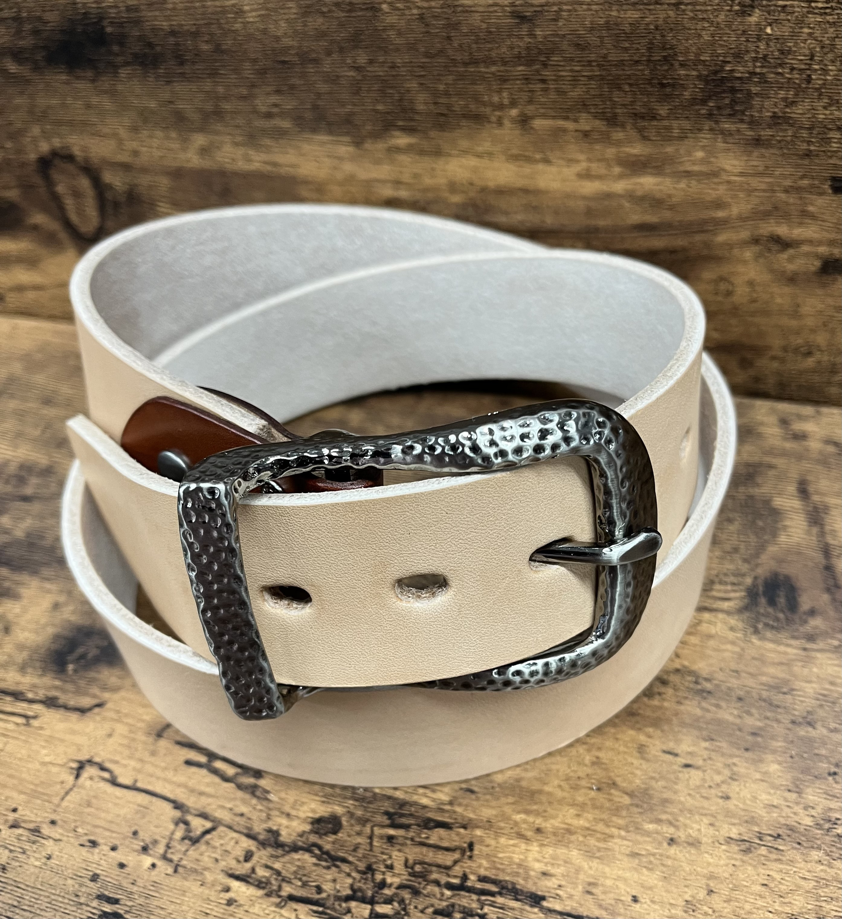 ベルト　ヌメ革　昭南ヘンズレザー　5ミリ　厚め　丈夫　ギフトに