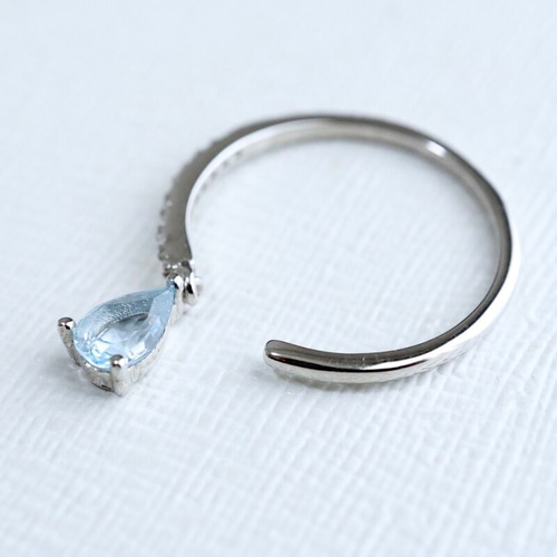 ⭐︎【天然 】アクアマリン リング s925 15x25mm K10アクアマリンリング｜リング｜ノジェス 公式オンラインストア