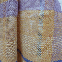 手織り　シルク１００％のやさしいストール　作品2340 8枚目の画像