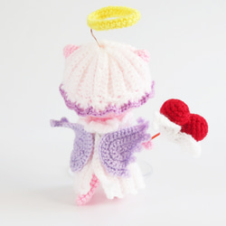 着せ替えにゃんこ「ぷりんちゃん」のお衣装：厳かを頑張った天使ちゃんセット 7枚目の画像