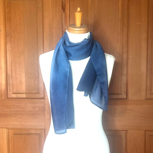 はた様　草木染め　藍染　グラデーション　ストール 草木染めストール 追加しました - Shukuko Quilt - シュクコキルト