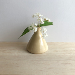 茶色い銅製フラスコ型花瓶 元箱付き 茶色い銅製フラスコ型花瓶 元箱付き