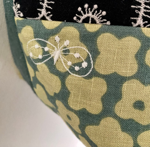 ミナペルホネン　Lサイズ　肩がけ　パッチワーク　トートバッグ 内ポケット 持ち手