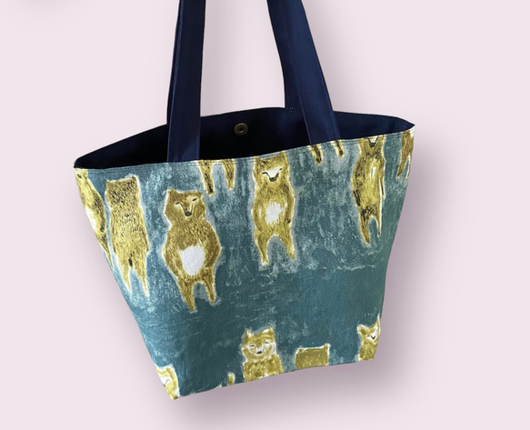 ミナペルホネン　Lサイズ　肩がけ　パッチワーク　トートバッグ 内ポケット 持ち手