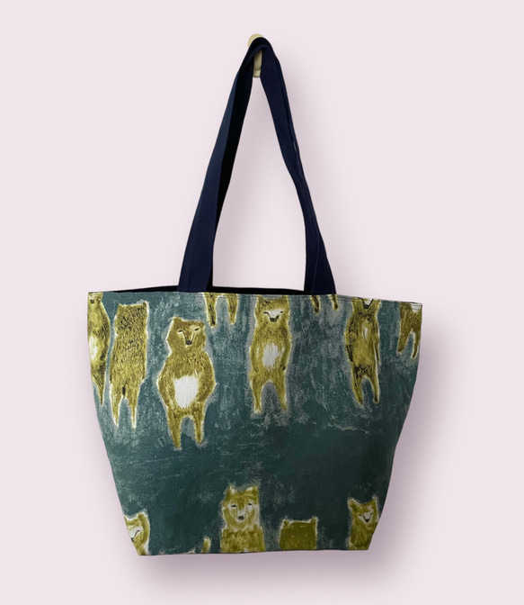 ミナペルホネン　Lサイズ　肩がけ　パッチワーク　トートバッグ 内ポケット 持ち手