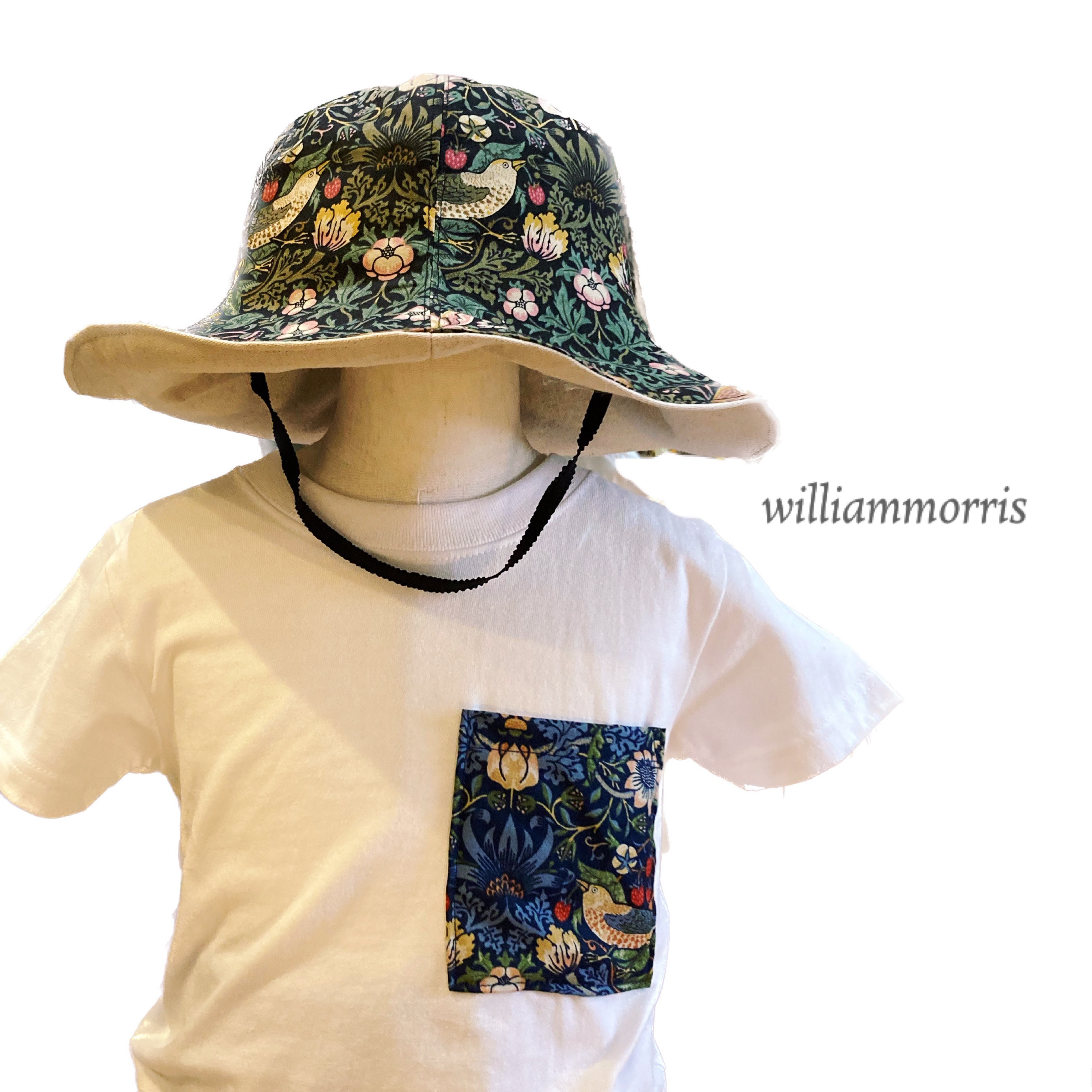 ウィリアムモリス チューリップハット(子供用) 帽子(ベビー
