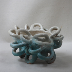 海色陶製植木鉢(w) 5枚目の画像