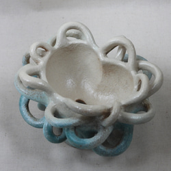 海色陶製植木鉢(w) 1枚目の画像