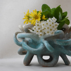 海色陶製植木鉢(w) 10枚目の画像