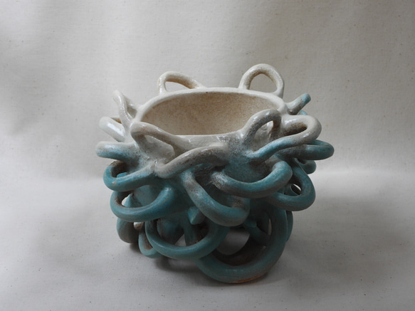 海色陶製植木鉢(R) 7枚目の画像