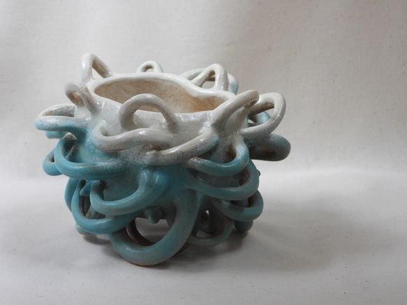 海色陶製植木鉢(R) 2枚目の画像