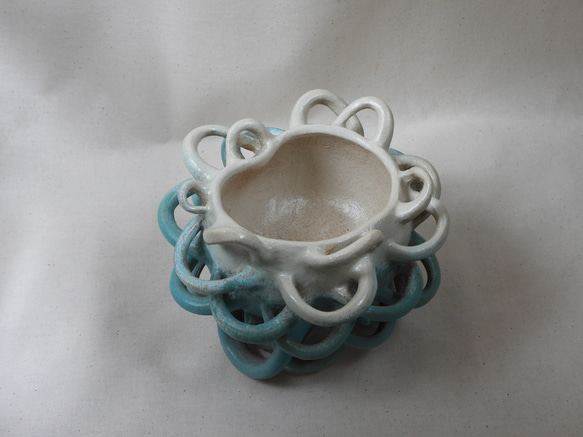 海色陶製植木鉢(R) 4枚目の画像