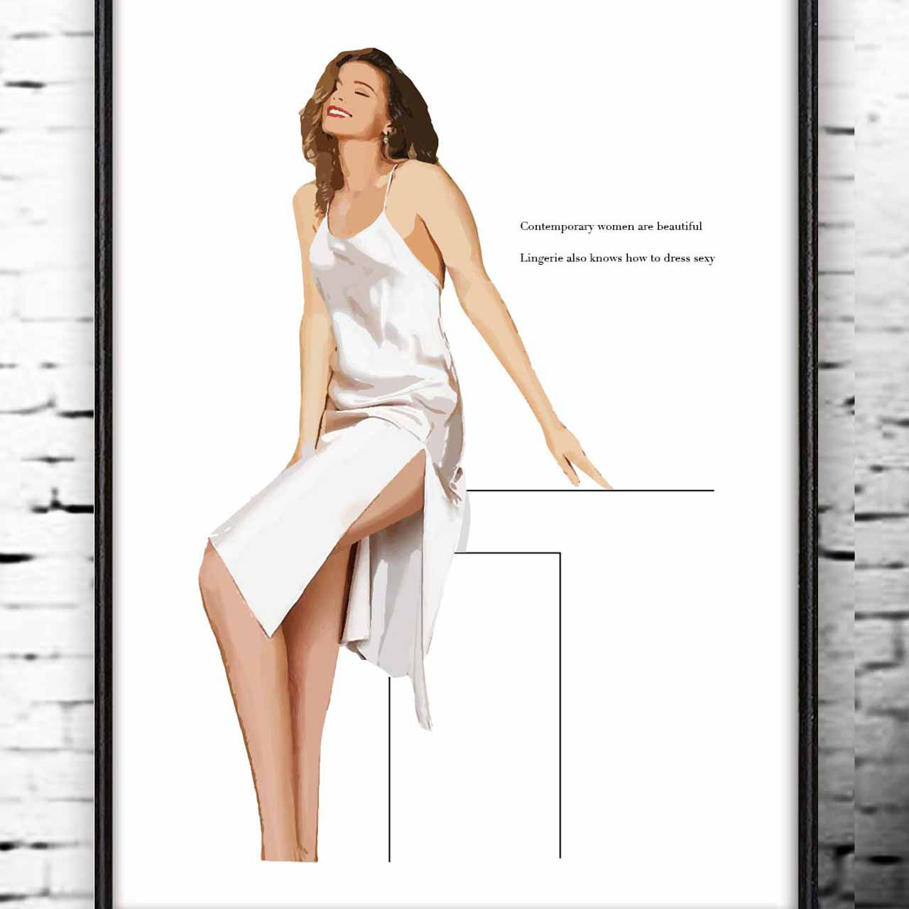 コンテンポラリー　イラスト　ポスター  A4  A3  A2　A1 アートポスター　アート　1397