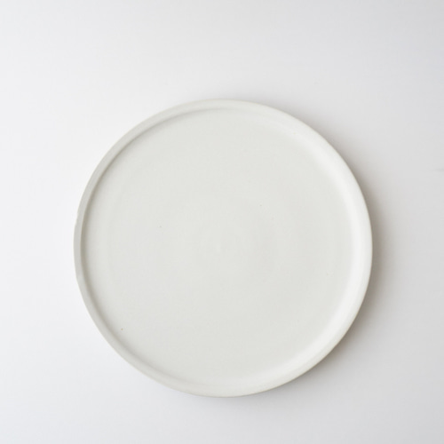 リムプレート23cm ホワイト/ベージュ/グレー お皿 大皿 パン皿 パスタ