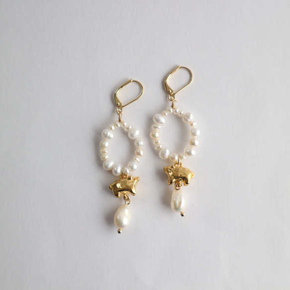 Elegant Pig pierce(earring) 1枚目の画像