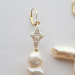 Mix pearl asymmetry pierce(earring) 8枚目の画像