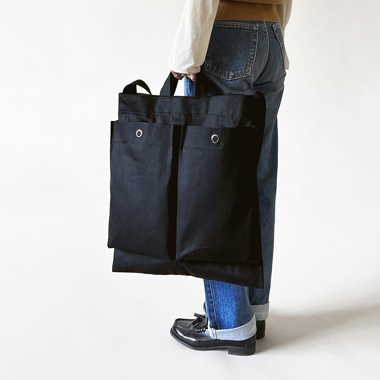 デニム 2WAYヘルメットバッグ Mサイズ ショルダーバッグ The