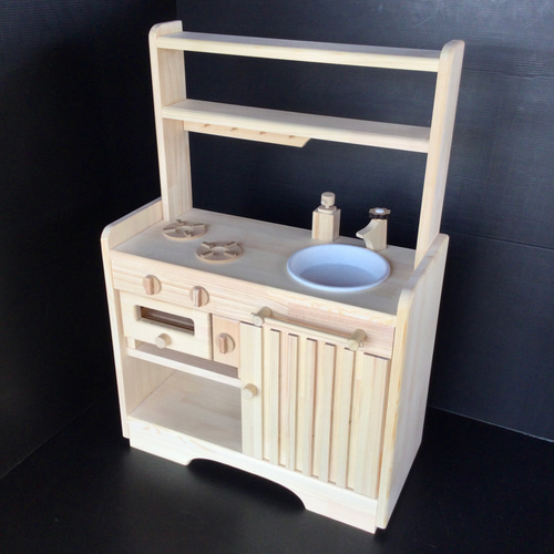 蛇口が選べる ままごと キッチングリル セット 木製 おもちゃ・人形