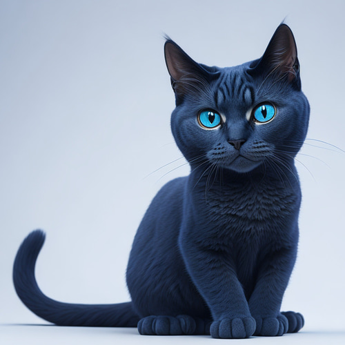 morphose 黒猫の研究室 ブルー ロシアンブルー ドライ Tシャツ 猫 ネコ 黒猫 ペット グッズ Tシャツ