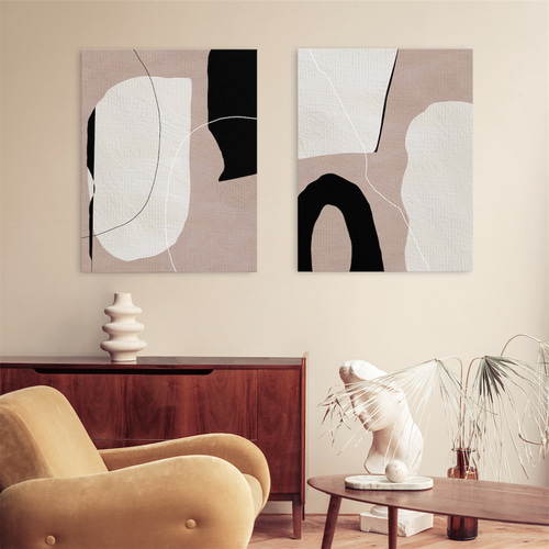 北欧キャンバスアート_subdued color01 インテリアアートでお部屋の