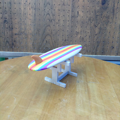 アクア　ミニチュアサーフボード ハワイ用のサーフボードが仕上がりました。 | ON surfboards factry