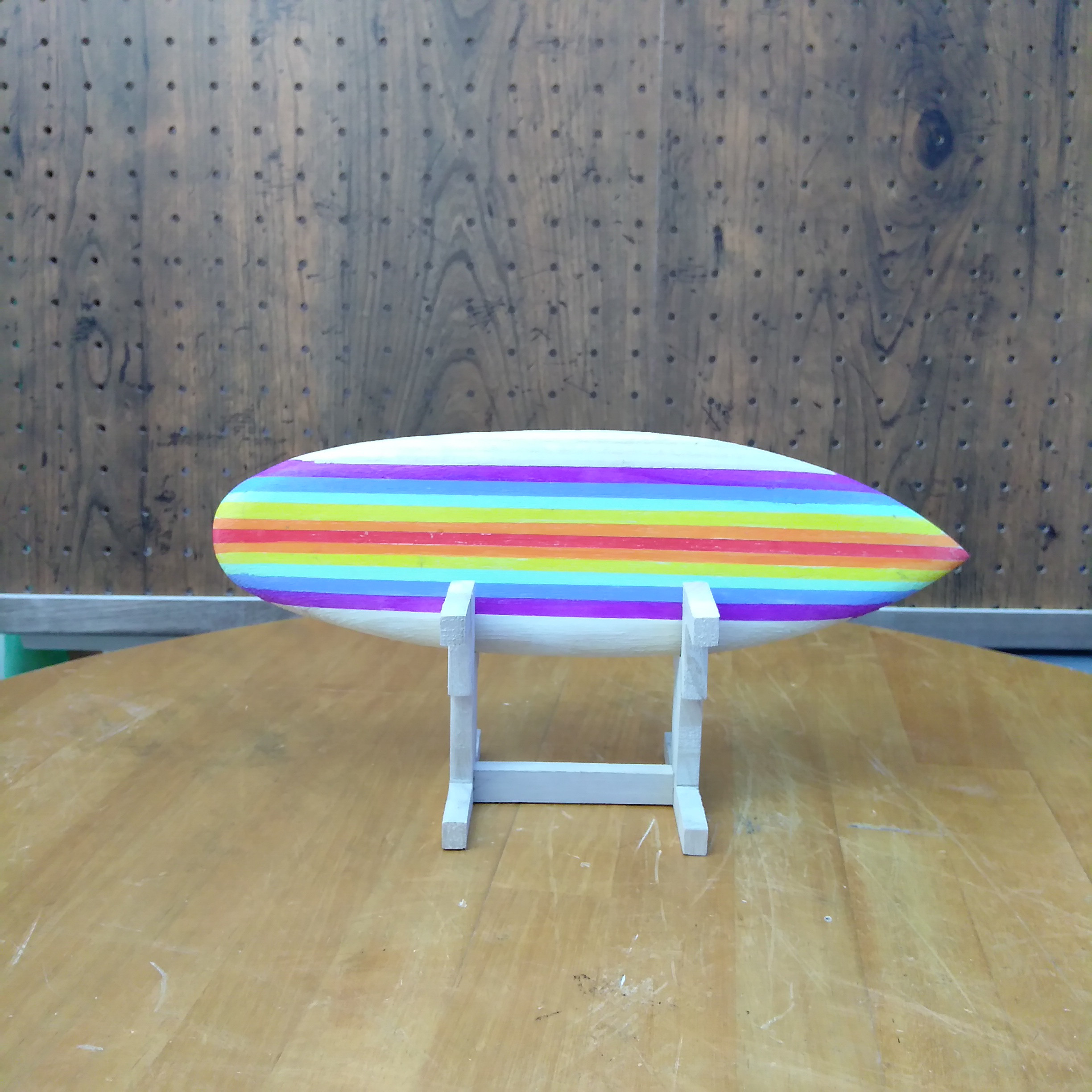 アクア　ミニチュアサーフボード ハワイ用のサーフボードが仕上がりました。 | ON surfboards factry