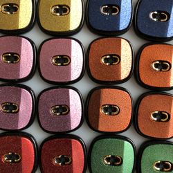 アンティーク ボタン 6個　ビンテージ 昭和 レトロ 個性的 ハンドメイド素材 日本製 ポップ アクセ 4枚目の画像