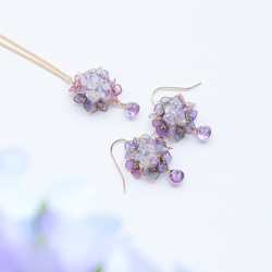再販♡紫陽花ピアス 1_fa6b7e4cb356df3dfc4bc3fa4d83