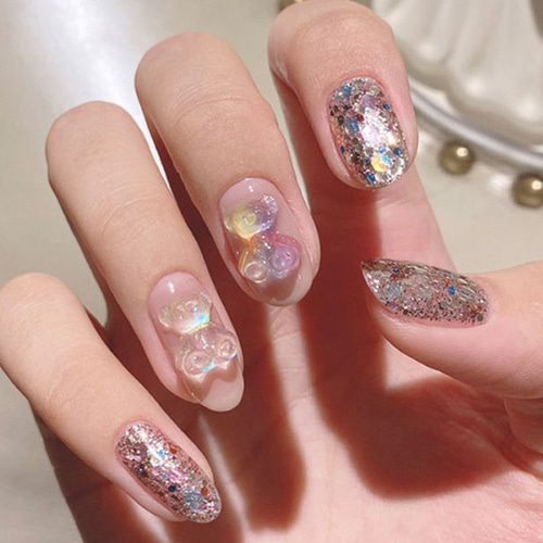 商品説明必読!!大きめくまさん ネイルパーツ 5個 商品説明必読!!大きめくまさん ネイルパーツ 5個 くまさんパーツ【20個